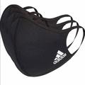 Adidas Other | Adidas Face Mask Cover Protection Black M/L 3 Pack | Color: Black | Size: M/L