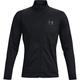 Under Armour Herren Ua Pique Track Jacket Warmup Tops, Schwarz, L EU