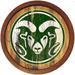 Colorado State Rams 21'' x Weathered Faux Barrel Top Sign
