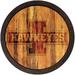 Iowa Hawkeyes 21'' x Logo Faux Barrel Top Sign
