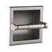 FORIOUS Recessed Toilet Paper Holder Metal in Gray | 6.1 H x 6.1 W x 3.5 D in | Wayfair WW0204BN