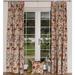 McalisterTextiles Floral Blackout Pinch Pleat Curtain Panels Polyester in Orange/Gray/Brown | 54 H in | Wayfair ORANGERENCURTA4