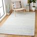 Blue/White 72 x 0.2 in Indoor Area Rug - Beachcrest Home™ Aon Handwoven Wool Blue/Ivory Area Rug Wool | 72 W x 0.2 D in | Wayfair
