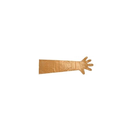 Einmalhandschuhe VETbasic, 90cm Länge, 100 Stück, orange