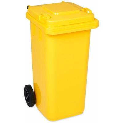 Mülltonne - 120 Liter / 120l - Gelb - EU-DIN-Müll-Tonne günstig im Shop kaufen - Gelb