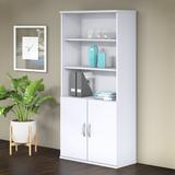 Studio C 5 Shelf Bookcase with Doors by Bush Business Furniture