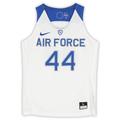 Air Force Falcons Nike Team-Issued #44 White Royal & Gray Jersey from the Basketball Program - Size L