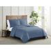 Truly Calm Silver Cool Duvet Cover Set yellowCotton in Blue | Queen Duvet Cover + 2 King Shams | Wayfair DCS4199BLFQ-00