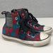 Converse Shoes | Converse Woolrich Wool Plaid High Top Sneakers | Color: Blue/Red | Size: 5