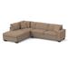 Brown Sectional - Mercury Row® Hannah Sectional Faux Leather/Polyester | 35 H x 115.75 W x 87.25 D in | Wayfair EBEF60F9831D40E09EB3374F68232024