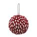 The Holiday Aisle® Paper Ball Ornament in Brown/Red | 5 H x 5 W x 5 D in | Wayfair CBF4E78AA433441497F95DA12882A087