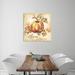 "Watercolor Pumpkins: Harvest Blessings" Gallery Wrapped Canvas By August Grove® Canvas | 12 H x 12 W x 1.5 D in | Wayfair