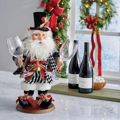 Mark Roberts Elf with Wine Glasses - Frontgate