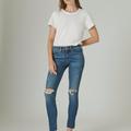 Lucky Brand Mid Rise Ava Skinny Jean - Women's Pants Denim Skinny Jeans in Conness Dest Ct, Size 24 x 27