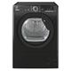 Hoover HLEC9DGB H-Dry 300 9kg Condenser Tumble Dryer, Black, Sensor dry, NFC