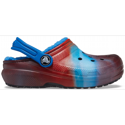 Crocs Bright Cobalt Kids' Classic Lined Out Of This World Clog Shoes Crocs Bright...