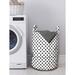 East Urban Home Ambesonne Retro Laundry Bag Fabric in Gray/Pink | 12.99 H x 12.99 W in | Wayfair 89E84707CF7A45C8B64C38AB8E39B315