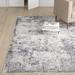 Gray/White 108 x 0.28 in Area Rug - Mercury Row® Angeles Abstract Charcoal/Light Gray/Cream Area Rug | 108 W x 0.28 D in | Wayfair