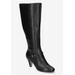 Women's Sasha Plus Wide Calf Boot by Bella Vita in Black (Size 7 1/2 M)