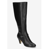 Wide Width Women's Sasha Plus Wide Calf Boot by Bella Vita in Black (Size 8 W)