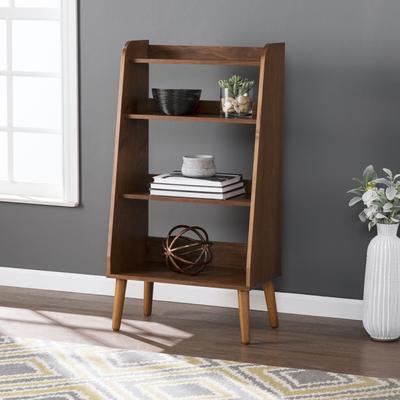 Berritza Midcentury Modern Bookshelf by SEI Furniture in Brown
