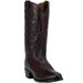 Wide Width Men's Dan Post 13" Cowboy Heel Boots by Dan Post in Black Cherry (Size 11 W)