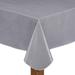 Wide Width CAFÉ DEAUVILLE Tablecloth by LINTEX LINENS in Grey (Size 52" W 70" L)