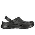 Skechers Men's Foamies: Arch Fit - Valiant Shoes | Size 13.0 | Black | Synthetic | Vegan | Machine Washable