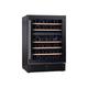 46 BottleCapacity Dual Zone Built in Wine Cooler - Black