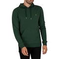 Farah Men's ZAIN Hooded Sweatshirt, Green, X Large