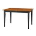 International Concepts Black/ Cherry Top Butterfly Extension Table - Black/Cherry