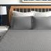 Lark Manor™ Hatboro Striped Embossed 4 Piece Bed Sheet Set Microfiber/Polyester in Gray | Queen | Wayfair 0DCD414DCB2F48429E08E3B81CABBF1D