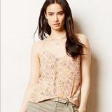 Anthropologie Tops | Anthropologie E By Eloise Silk Snake Print Cami | Color: Pink/White | Size: S