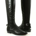 Coach Shoes | Coach Washed Tumbled Leather Liza Stretch Boots | Color: Black | Size: 5.5