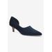 Women's Quilla Pump by Bella Vita in Navy Suede (Size 8 M)