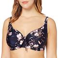 Pour Moi? Women's Orchid Luxe Underwired Non Padded Top Bikini, Navy/Pink, 38H