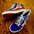 Vans Shoes | Barely Worn Vans Sk8 Hi | Color: Blue/Red | Size: 2b