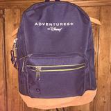 Disney Bags | Adventures By Disney Blue Backpack & Luggage Tag | Color: Blue | Size: Os