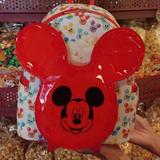 Disney Bags | Firm! Nwt Disney Parks Loungefly 2021 Mickey Balloon Popcorn Mini Backpack | Color: Red/White | Size: Os