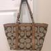 Coach Bags | Coach Signature Tote Bag | Color: Brown/Tan | Size: Os