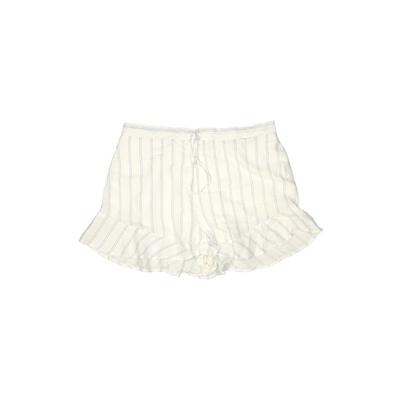 American Eagle Outfitters Shorts: White Print Bottoms - Women's Size Medium