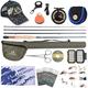 MAXIMUMCATCH Maxcatch Amigo Fly Fishing Rod and Reel Combo 9FT 4-Piece 4/5/6/7/8 Weight Complete Fishing Outfit (Amigo Fly Rod+TINO Fly Reel, 5wt 9‘0“ 4pc Rod, 5/6 Reel)