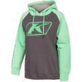 Klim Kute Corp Felpa con cappuccio da donna, grigio-verde, dimensione S per donne