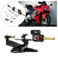 Kit de montage de support de support d'amortisseur de direction de stabilisateur de moto Honda