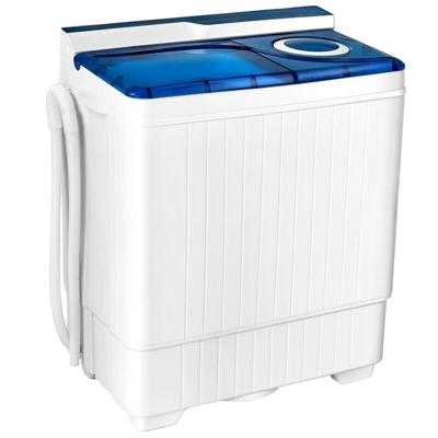 26 Pound Portable Semi-automatic Washing Machine with Built-in Drain Pump - 26.5" x 16.5" x 31.5" (L x W x H)