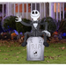 Disney Accents | Jack Skellington Tombstone Rip Airblown Inflatable | Color: Black/White | Size: 3.5 Feet