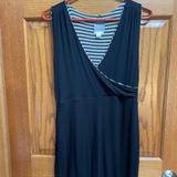 Athleta Dresses | Athleta Reversible Striped Black Dress | Color: Black/White | Size: Mp