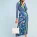 Anthropologie Dresses | Anthro/Seen Worn Kept: Nwt Asama Wrap Dress | Color: Blue/Green | Size: 12