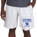 Men's Concepts Sport White/Charcoal Kentucky Wildcats Alley Fleece Shorts