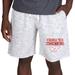 Men's Concepts Sport White/Charcoal Virginia Tech Hokies Alley Fleece Shorts